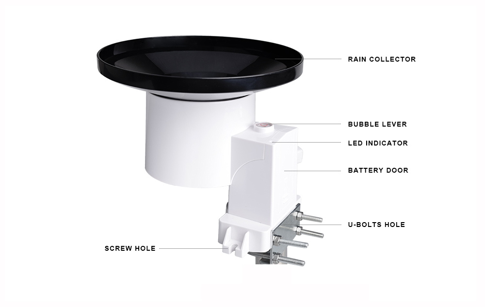 TFT Color Screen WiFi  Smart Weather Station